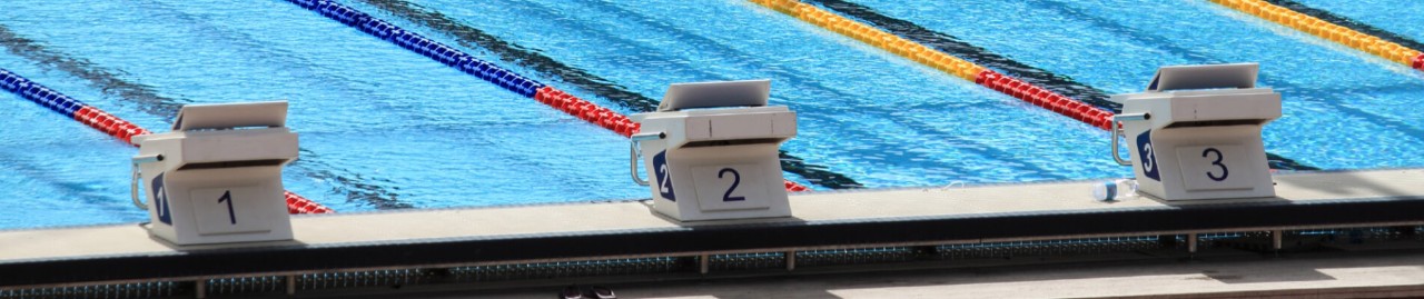 Swimming lanes in a pool